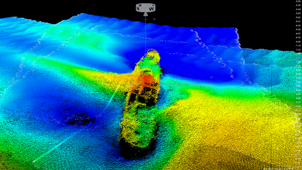 Images taken by Bristol Port's hydrographic team have revealed the wreck