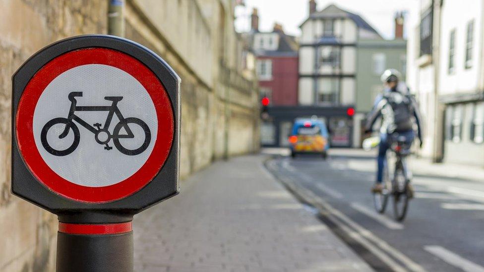 Oxford cycle lane