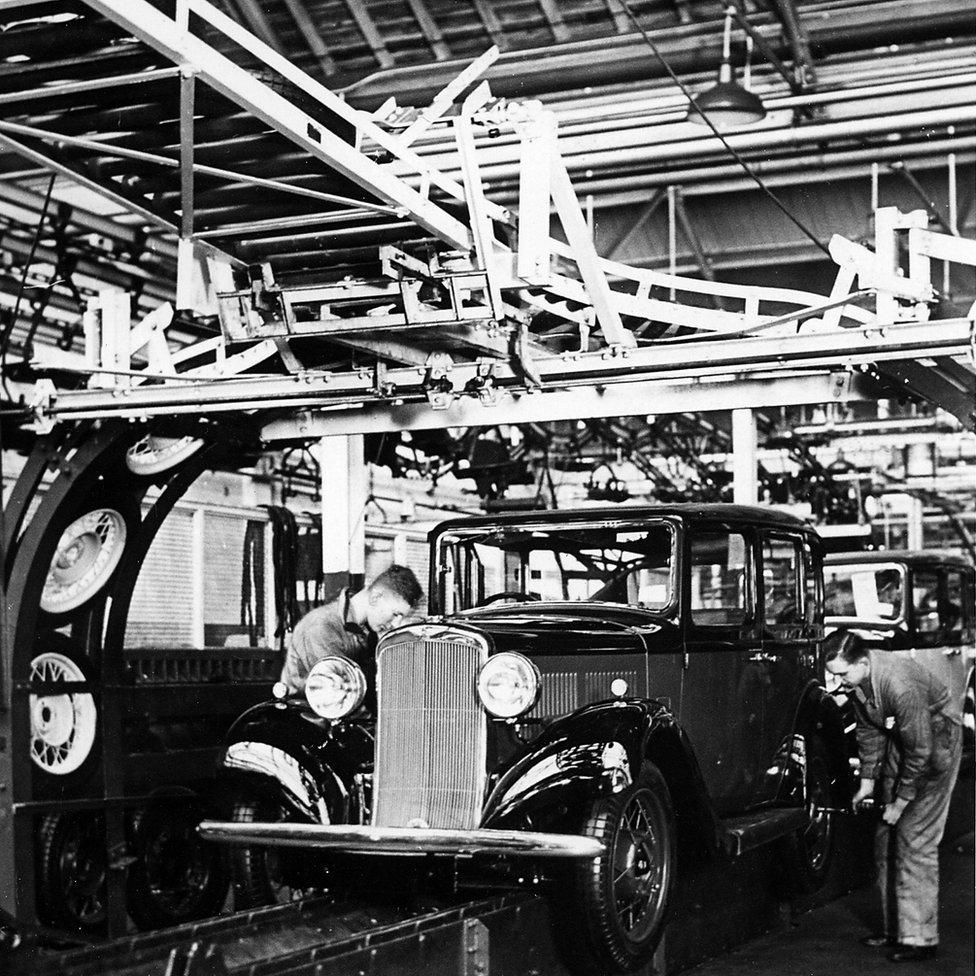 The Hillman Minx Production Line, Stoke, Coventry, c1935