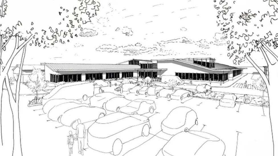 Artist impression of Sports Village