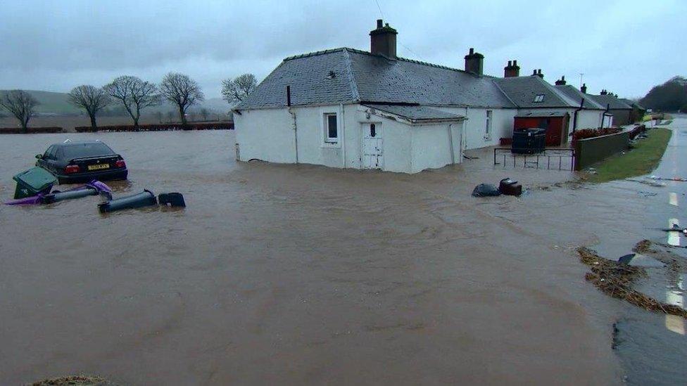 Flooding in Coupar