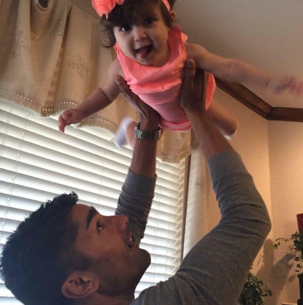 Major Taj Sareen and his daughter Jade