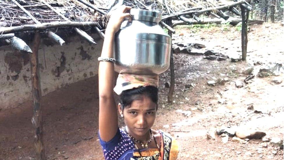 Chaya Badushi lives in the village of Kerawadi, India