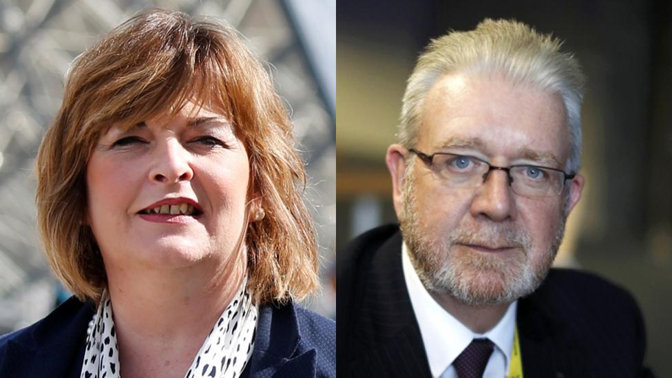 Fiona Hyslop and Michael Russell