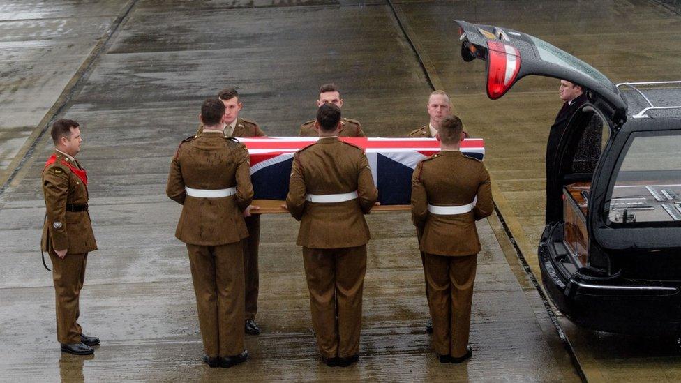 Repatriation of L/Cpl Scott Hetherington