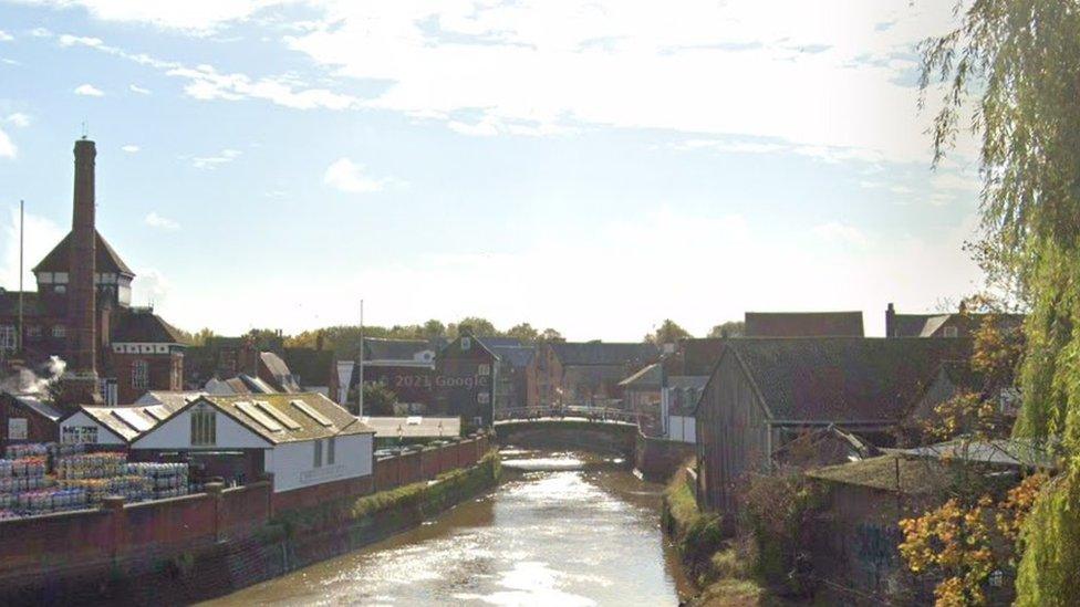 river Ouse in Lewes