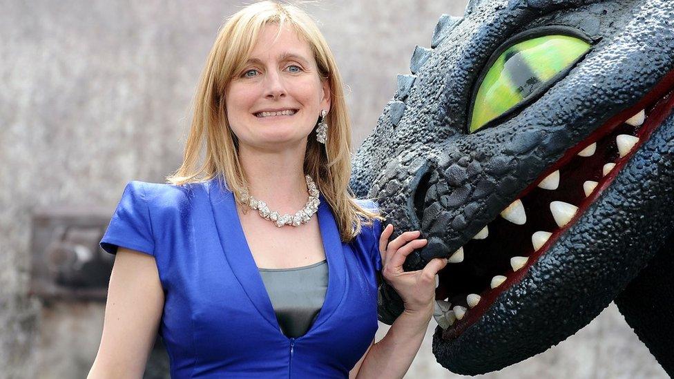 Cressida Cowell at How To Train Your Dragon premiere