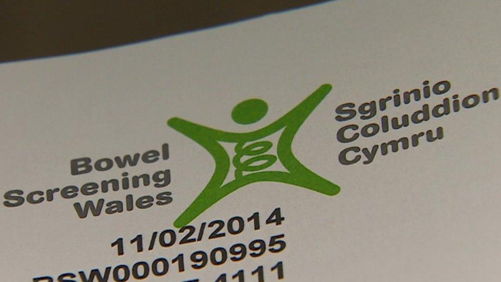 Bowel Screening Wales logo