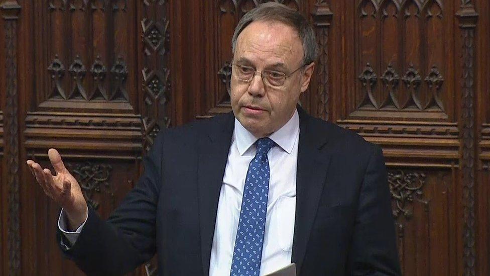 Lord Dodds in the House of Lords