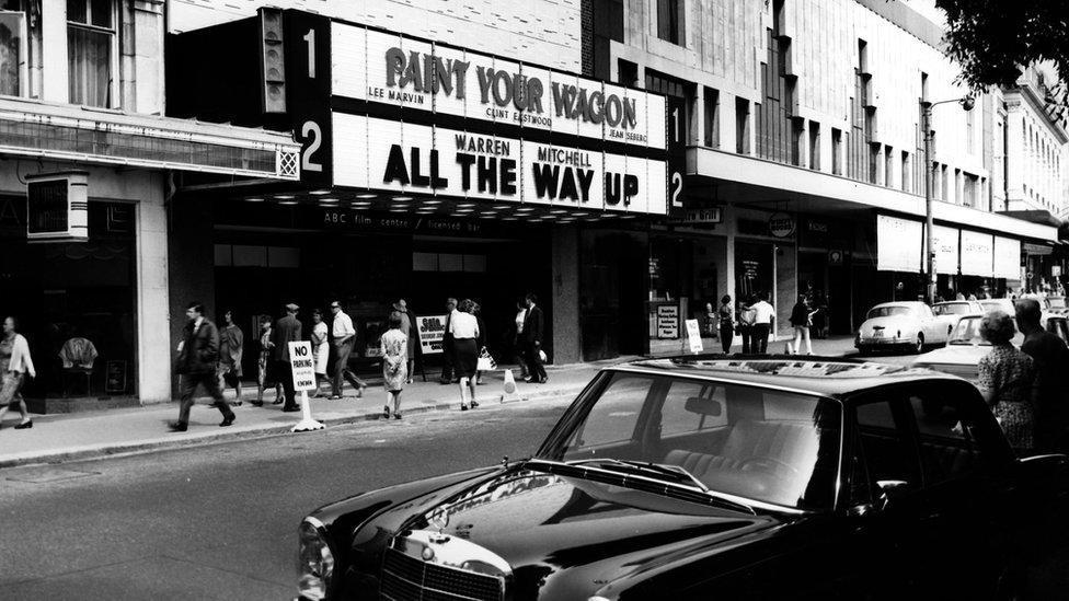 The newly modernised ABC FILM CENTRE on its opening day on 13th June 1970