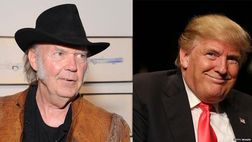 Neil Young vs Donald Trump