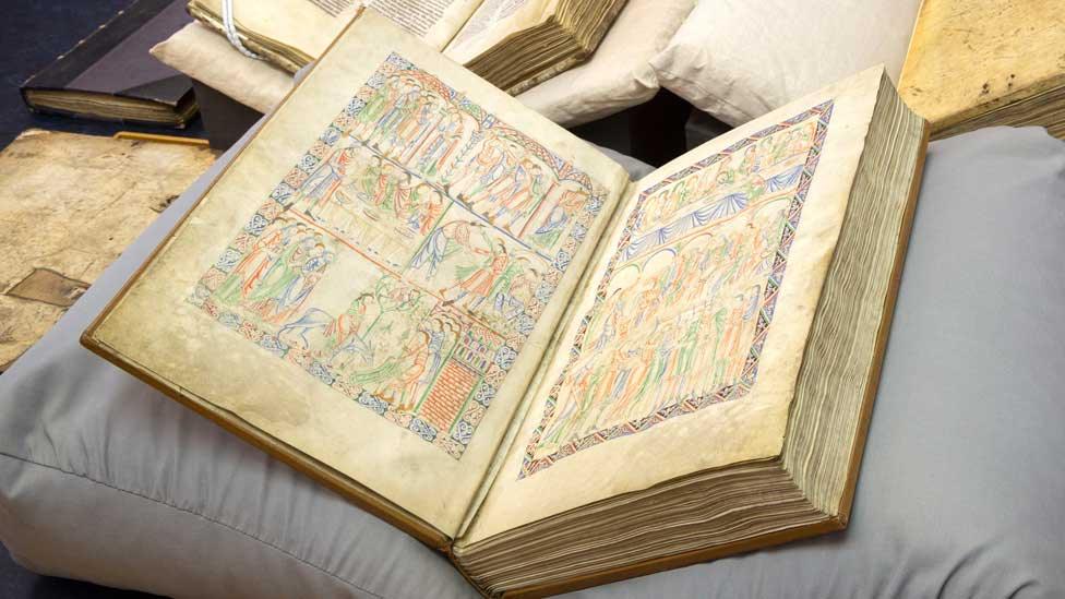 12th Century manuscript book