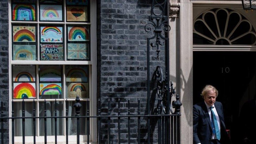 PM Boris Johnson leaves 10 Downing Street