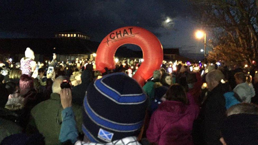 Protest in Wick