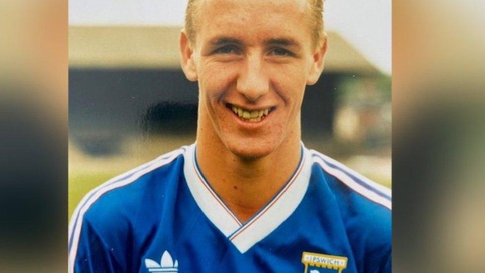 Darren Oxbrow in Ipswich kit