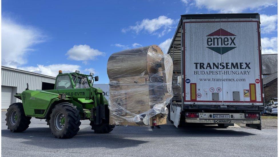 Coffee equipment delivery