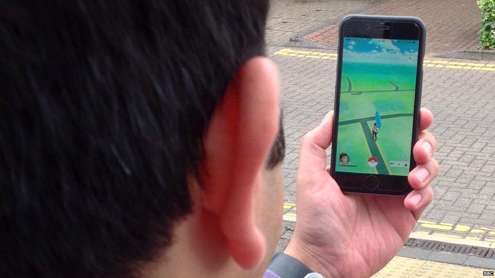 Pokemon go player