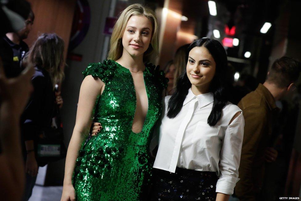 Lili Reinhart and Camila Mendes