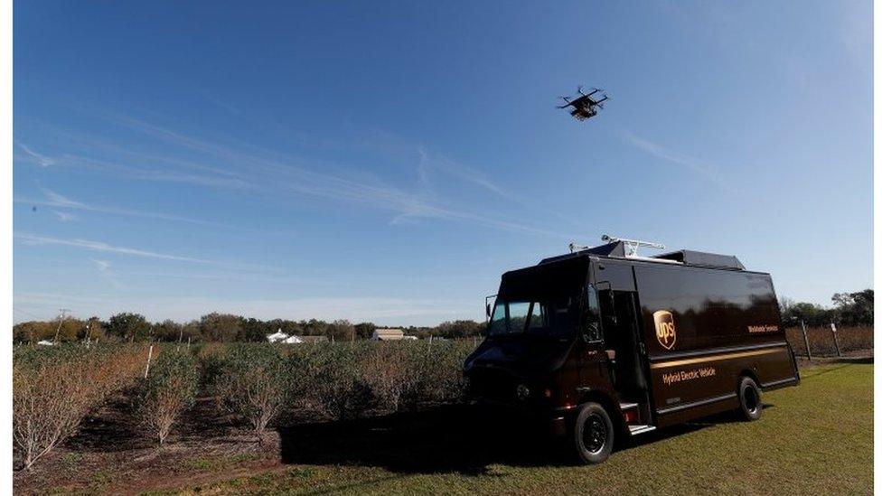 UPS drone