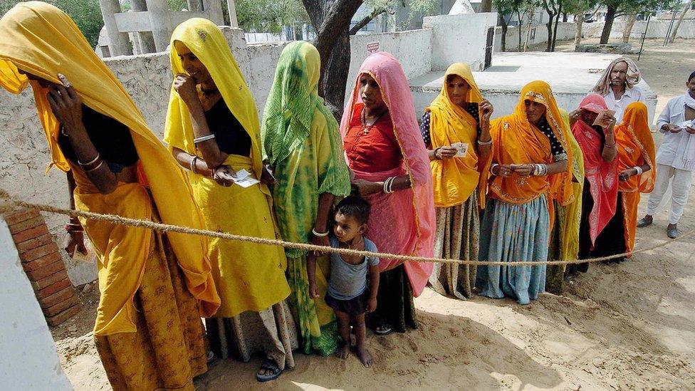 File photo of India voting