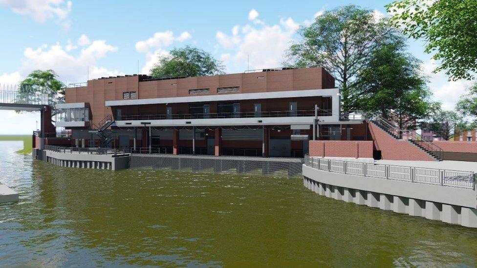 Foss Barrier project artist impression