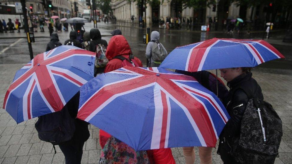 Rain in London