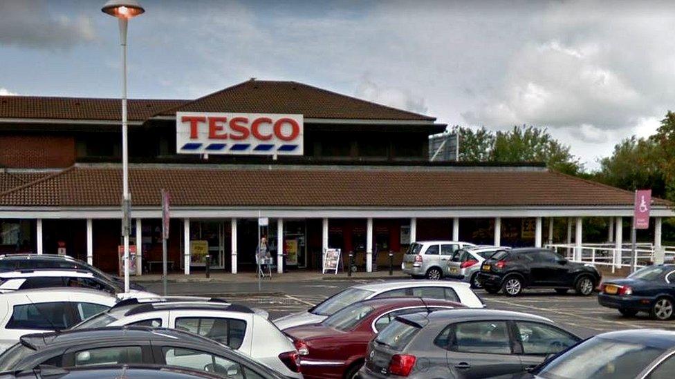 Tesco superstore, Hill Road, Blackburn