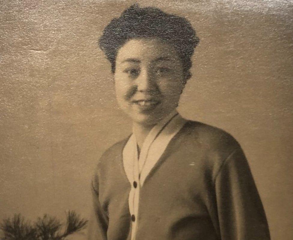 Michiko in her 20s