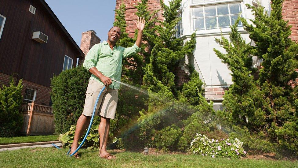 man-watering-plants-with-hosepipes.