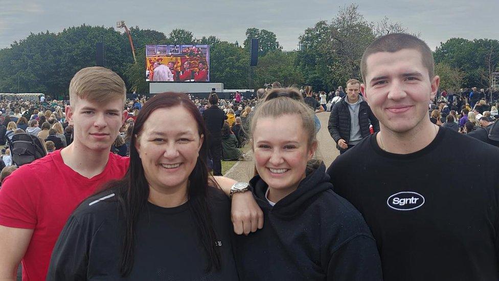 Oscar Scott, Olga Lynch, Victoria Scott and Matthew Scott