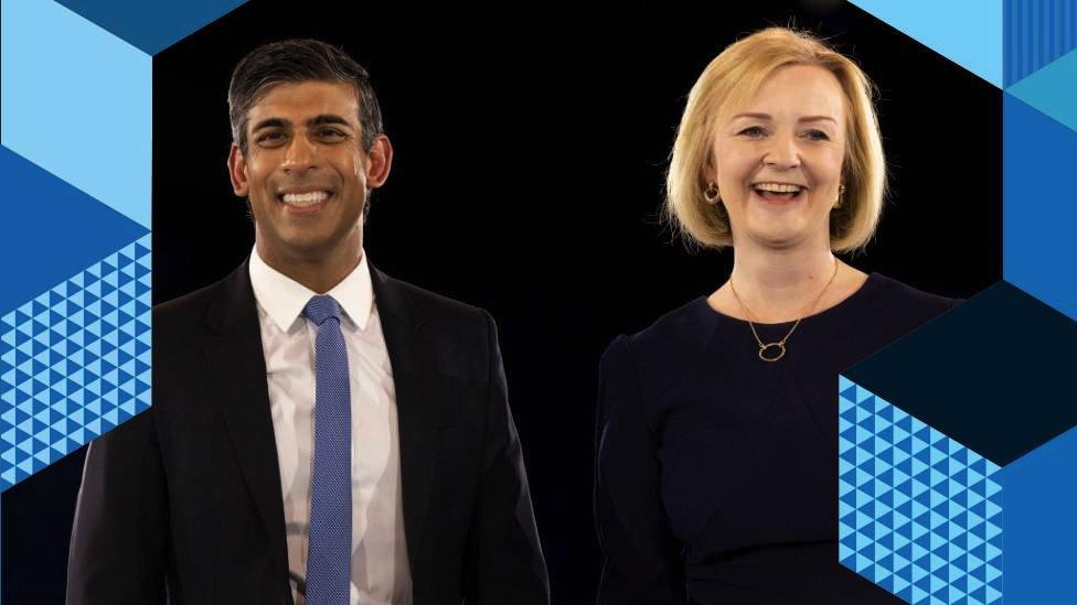 Rishi Sunak and Liz Truss