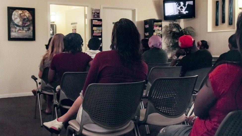 Waiting room in Hope clinic