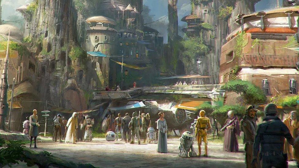 Star Wars Galaxy Edge.