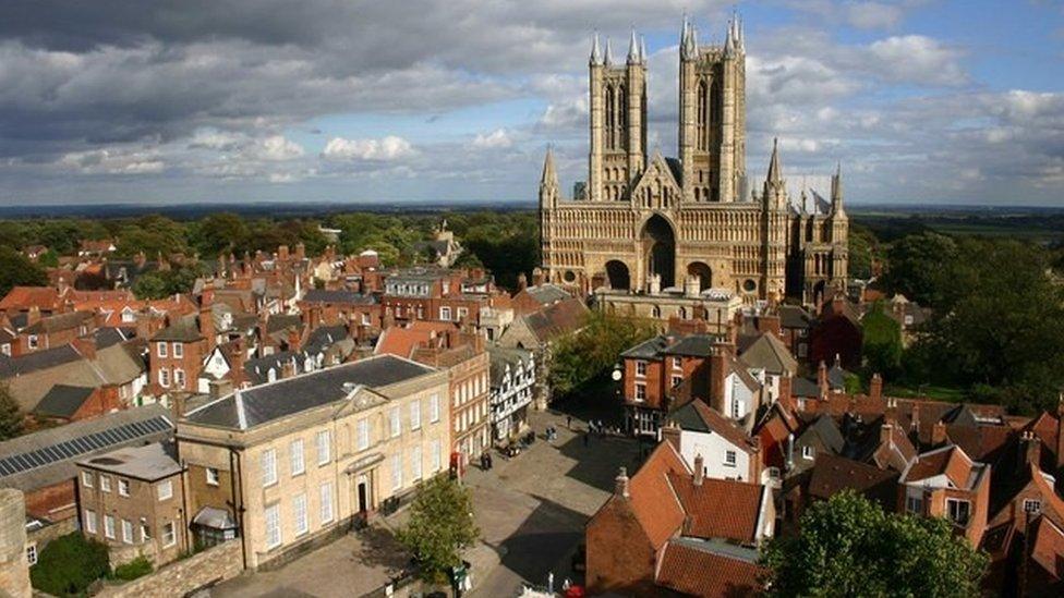 View of Lincoln Cathedral