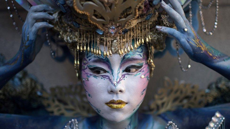 Daegu Bodypainting Festival in South Korea