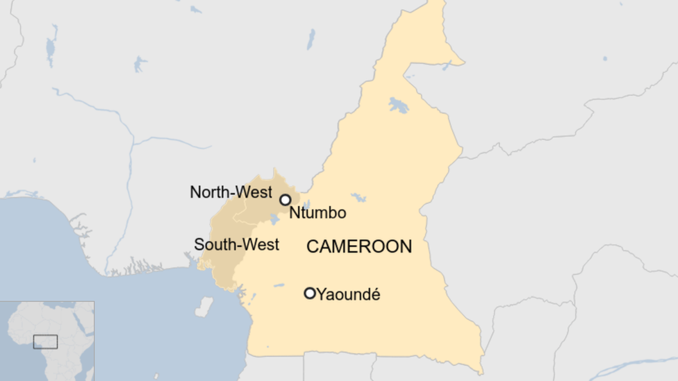 Cameroon map