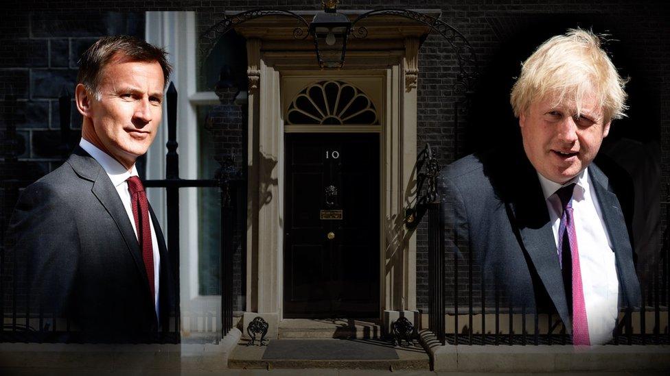 Jeremy Hunt and Boris Johnson