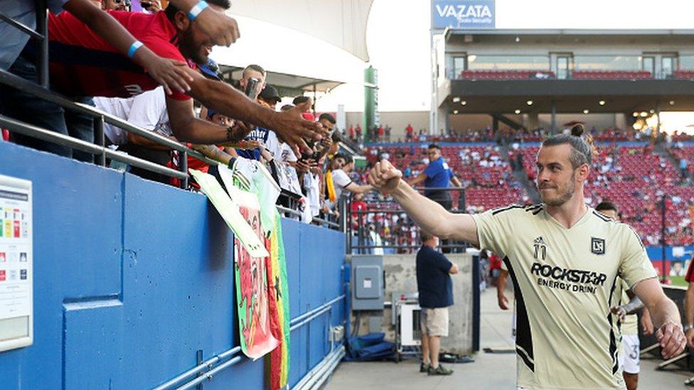 Mae Gareth Bale yn chwarae i Los Angeles FC yn y Major Soccer League ar hyn o bryd