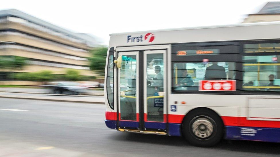 Bus in Glasgow