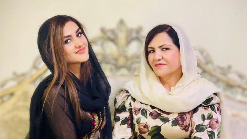 Marwa Koofi and her mother Maryam Koofi