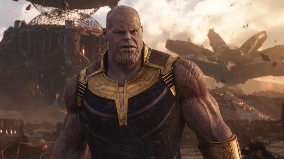 Josh Brolin as Thanos in Avengers: Infinity War