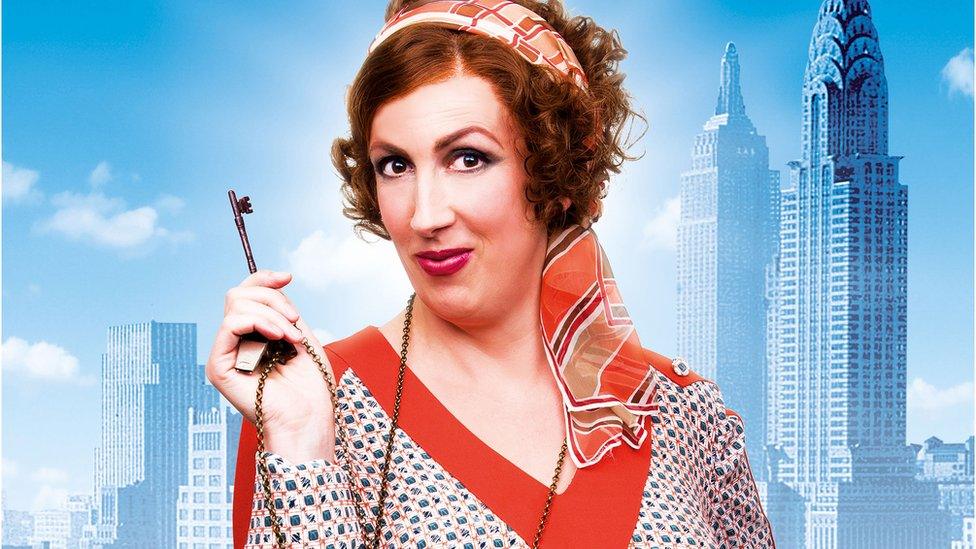 Miranda Hart (Miss Hannigan) photo by Matt Crockett