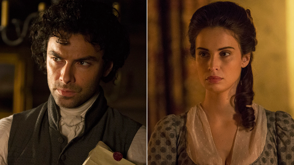 Aidan Turner and Heida Reed