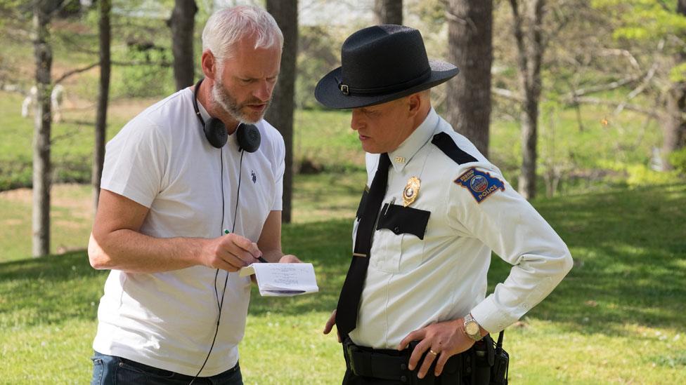 Martin McDonagh with Woody Harrelson