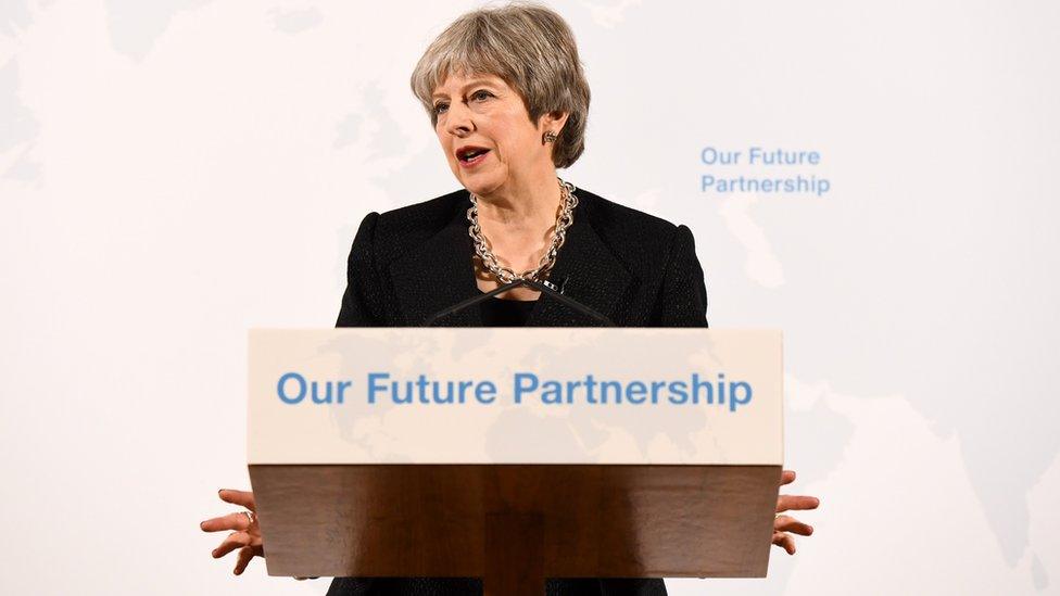 Prime Minister Theresa May delivers Brexit speech