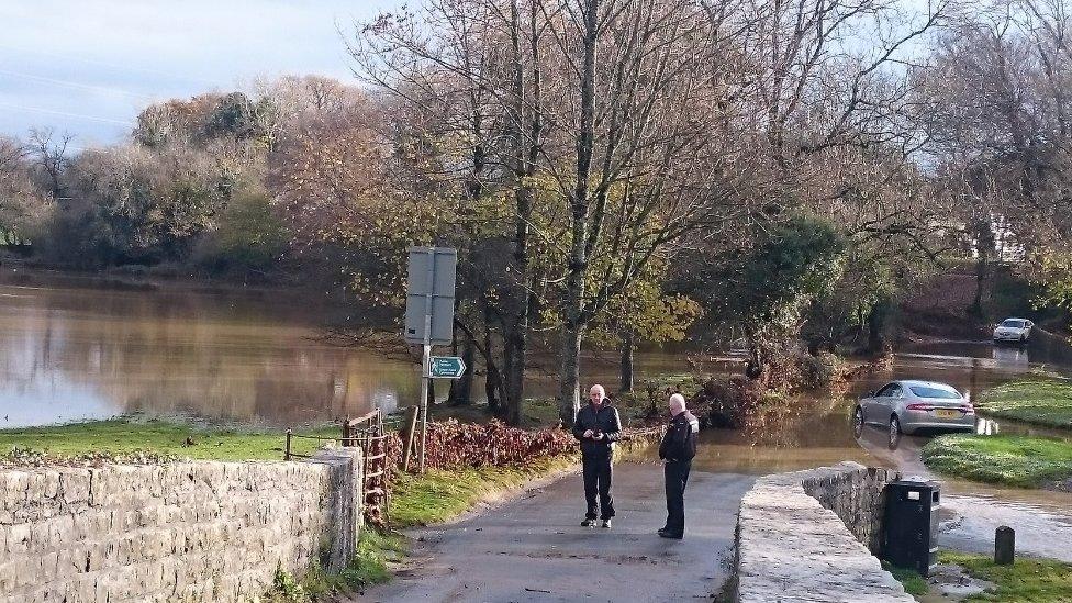 Flooding at Merthyr Mawr