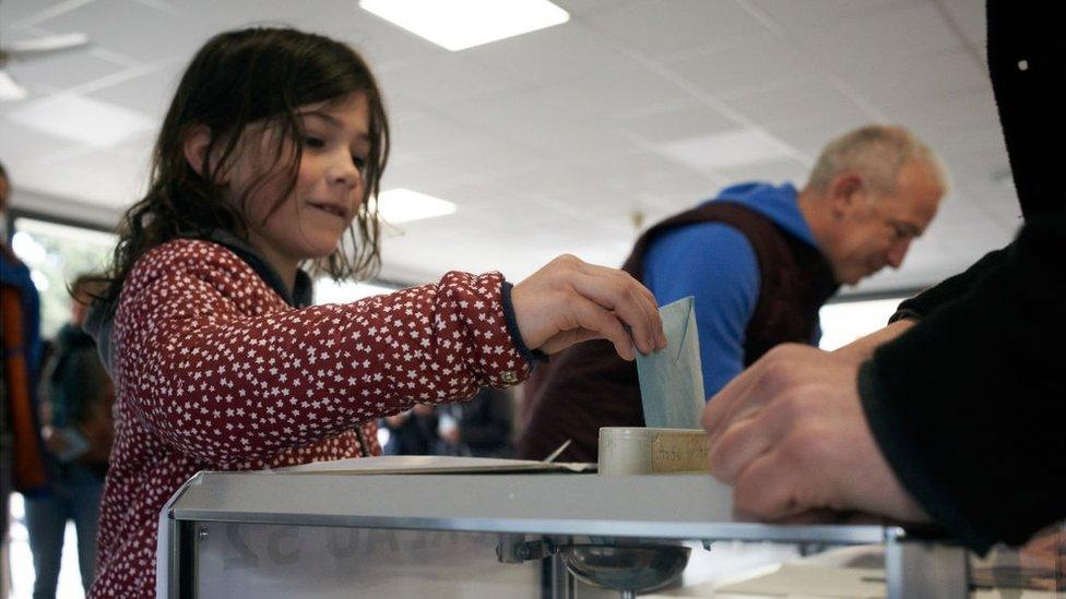 young person voting