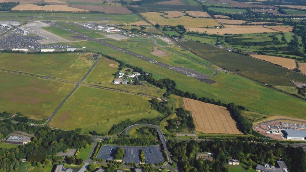 Aerial view of proposed site for Digital Quarter