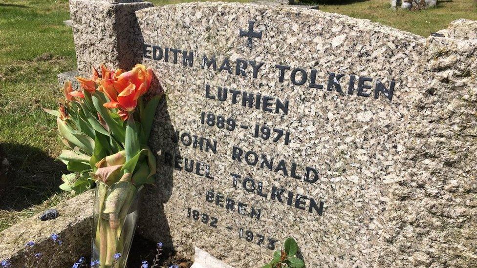 Tolkien's gravestone