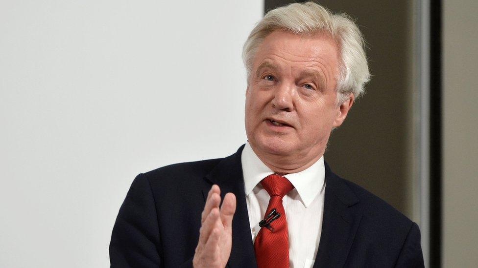 UK Brexit Secretary David Davis, 3 May 17